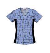 Shadow Flower Flexibles V-Neck Slimming Top
